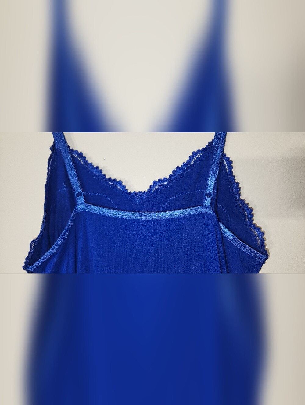 💙💙Lace-Trim Cami Tank Top💙💙 - Royal Blue. Lane Bryant 14/16. - Picture 7 of 13